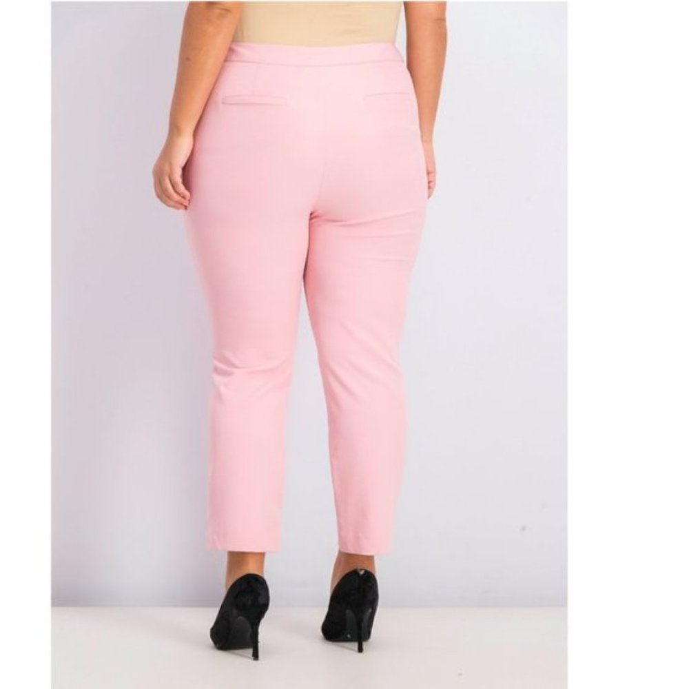 INC International Concepts Women's Cropped Straight-Leg Pants Size 14 - Picture 3 of 4